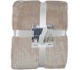 Plaid sherpa effet nid d'abeille 180x220 cm - 34,90