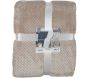 Plaid sherpa effet nid d'abeille 180x220 cm - 39,90