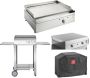 Plancha électrique en inox Chef 55 cm