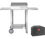 Plancha électrique en inox Chef 55 cm - 5