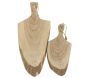 Planche à découper en acacia brut et écorce - 24,90
