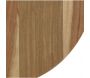 Planche à découper ronde en acacia naturel - 34,90