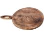 Planche à découper ronde en manguier 28 cm
