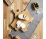 Planche à fromages en bambou forme France - THE HOME DECO FACTORY