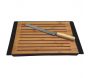Planche à pain en bambou 38x27 cm avec couteau - CMP-2541