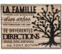 Plaque décorative en bois Arbre de vie 30 x 40 cm - SIL