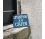 Plaque en fonte Attention au chien - 5