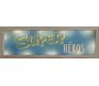 Plaque lumineuse bois et LEDs Super héro - Cmp Paris
