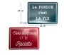Plaques décoratives en métal Savoie (Lot de 2) - AMADEUS