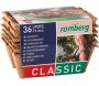 Plaques de 6 pots carrés biodégradables 5 cm (Lot de 6) - 