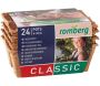 Plaques de 6 pots carrés biodégradables 6 cm (Lot de 4) - 