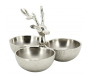 Plat à coupelles en aluminium Cerf