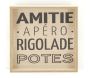 Plateau carré en bois naturel APERO - AUB-5841