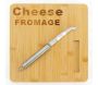 Plateau de fromage en bambou avec couteau - 14,90