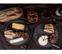 Plateau à fromages ardoise et  métal - AUB-0414