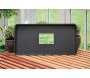 Plateau de jardin en polypropylène noir - 