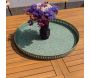 Plateau en métal Jali 60 cm - BAZARDELUXE