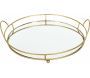 Plateau de présentation rond miroir 34 cm - CMP-3105