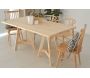 Plateau de table en pin 160 x 80 cm Kit Line - 5