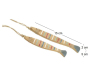 Poissons décoratifs en bois (Lot de 2) - AMA-3897