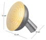 Pomme d'arrosoir en acier galvanisé grille en laiton - GUILLOUARD