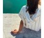 Poncho en coton bio Marina 95 x 80 cm - 5