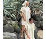 Poncho en coton bio Marina 95 x 80 cm - 7