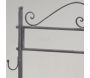 Portant/porte-manteaux en métal gris - AUBRY GASPARD