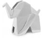 Porte-bagues éléphant chromé Origami