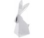 Porte-bagues lapin chromé Origami
