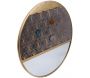 Porte-bijoux miroir rond Dorure 40.5 cm