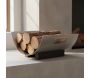 Porte bûches design Lune - AUBRY GASPARD