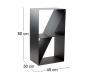 Porte-bûches design en acier - NOR-0185