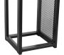 Porte-bûches design vertical en acier 120 cm - MAGNUS