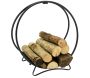 Porte-bûches rond en métal vieilli - 34,90