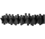 Porte manteau mural 8 crochets repliables Sticks - 40,90