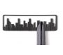 Porte manteau mural design Skyline - UMB-0178