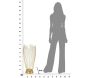 Porte parapluie en métal doré Fashion 28 x 69 cm - MAU-0401