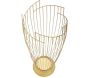 Porte parapluie en métal doré Fashion 28 x 69 cm - 71,90