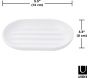 Porte savon en plastique moulé Touch - UMB-0426