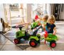 Porteur tracteur enfant avec remorque pelle et rateau Claas - FALK