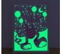 Poster phosphorescent 30 x 40 cm - OMY-0106