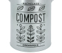 Pot à compost en métal Design - AUB-7192