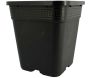 Pot de plantation carré noir 6 litres - 19 x 19 x 21 cm - FTK-0463