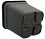 Pot de plantation carré noir 6 litres - 19 x 19 x 21 cm - 