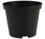 Pot de plantation rond noir 10 cm de diamètre - 