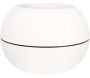 Pot en plastique boule effet granit 40 cm