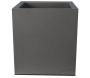 Pot en plastique carré aspect granit 30 cm