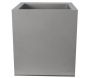 Pot en plastique carré aspect granit 30 cm
