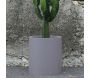 Pot en plastique rond aspect granit 40 cm - RIVIERA